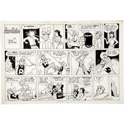 Bob Montana - Archie Sunday Comic Strip Original
