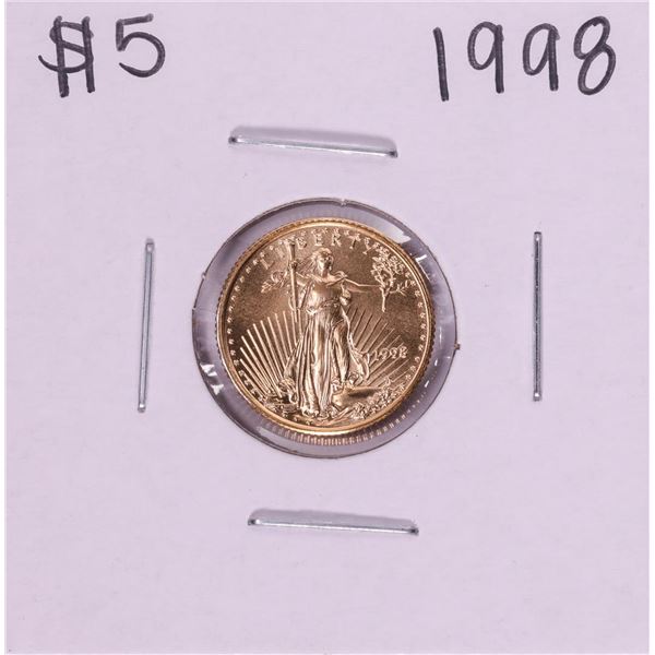 1998 $5 American Gold Eagle Coin