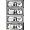 Image 1 : Lot of (4) Uncirculated 1957 $1 Silver Certificate Star Notes