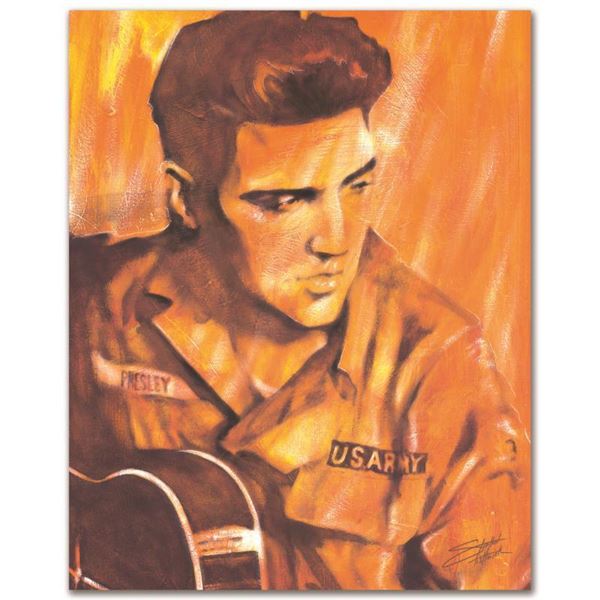 Stephen Fishwick "Us Army" Limited Edition Giclee On Canvas