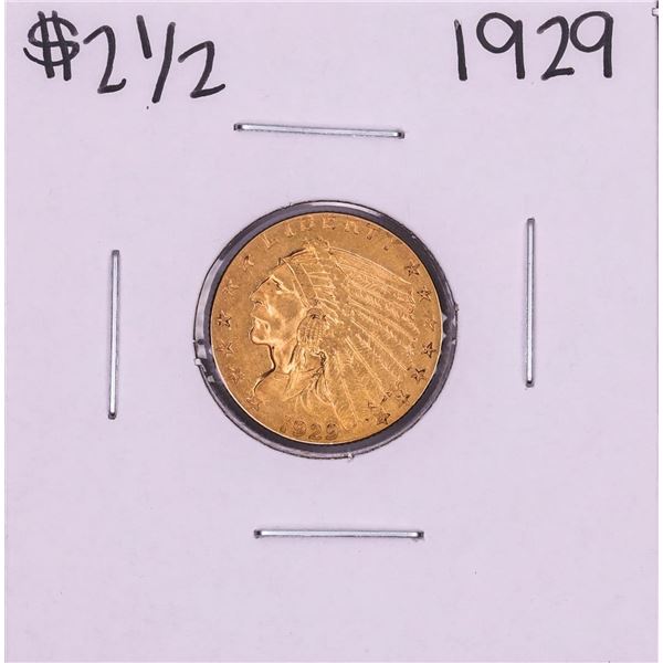 1929 $2 1/2 Indian Head Quarter Eagle Gold Coin