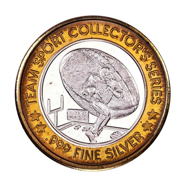 .999 Fine Silver Station Casino St Charles Missouri $10 Limited Edition Gaming Token