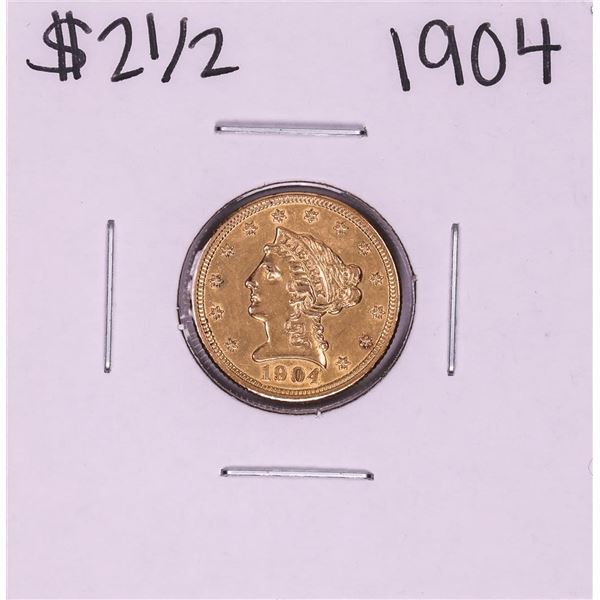 1904 $2 1/2 Liberty Head Quarter Eagle Gold Coin
