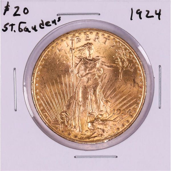 1924 $20 St. Gaudens Double Eagle Gold Coin