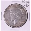 Image 1 : 1934-S $1 Peace Silver Dollar Coin