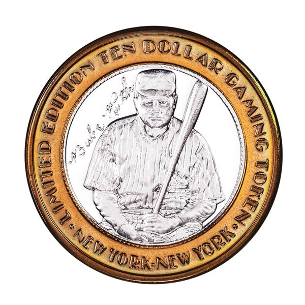 .999 Silver New York New York Hotel & Casino $10 Limited Edition Gaming Token