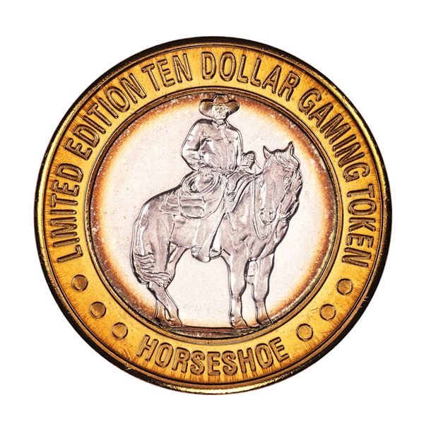 .999 Silver Binion's Horseshoe Las Vegas, NV $10 Casino Limited Edition Gaming Token