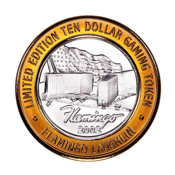 .999 Silver Flamingo Laughlin, NV $10 Casino Limited Edition Gaming Token