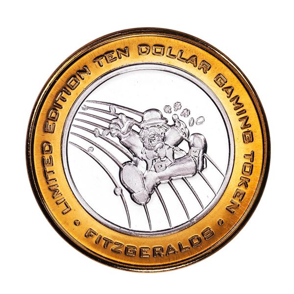 .999 Silver Fitzgerald's Casino & Hotel Reno, NV $10 Limited Edition Gaming Token