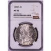 Image 1 : 1890-S $1 Morgan Silver Dollar Coin NGC MS62