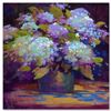 Image 1 : Simon Bull "Hydrangea" Limited Edition Giclee On Canvas