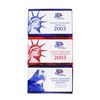 Image 1 : Lot of (3) 2003 United States Mint Proof Sets