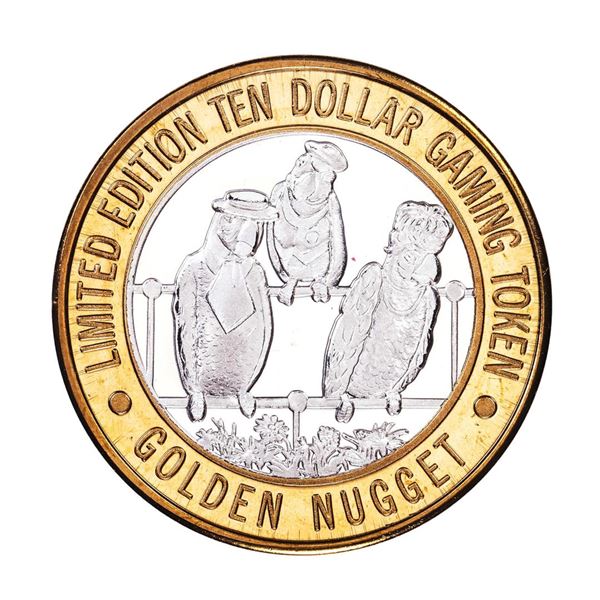 .999 Silver Golden Nugget Laughlin, Nevada $10 Limited Edition Casino Gaming Token