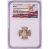 Image 1 : 2016 $5 American Gold Eagle Coin NGC MS70