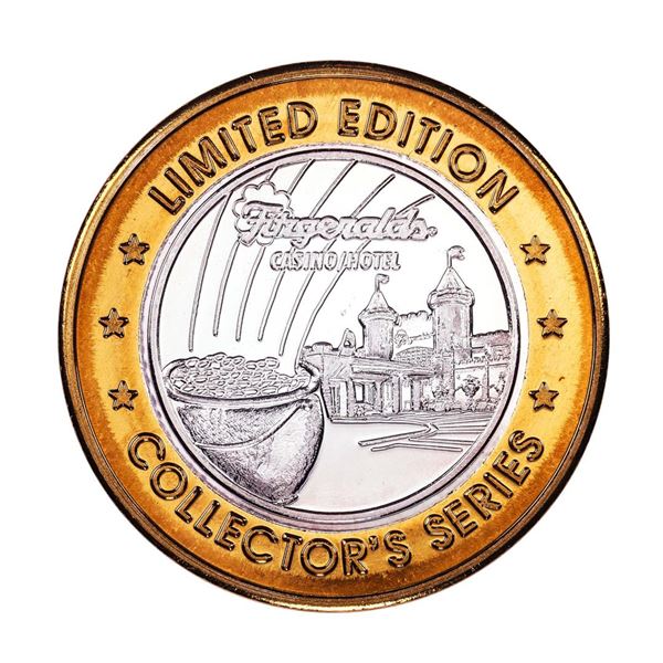 .999 Silver Fitzgerald's Casino & Hotel Tunica, MS $10 Limited Edition Gaming Token