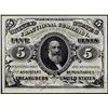 Image 1 : March 3, 1863 Third Issue Five Cents Fractional Currency Note