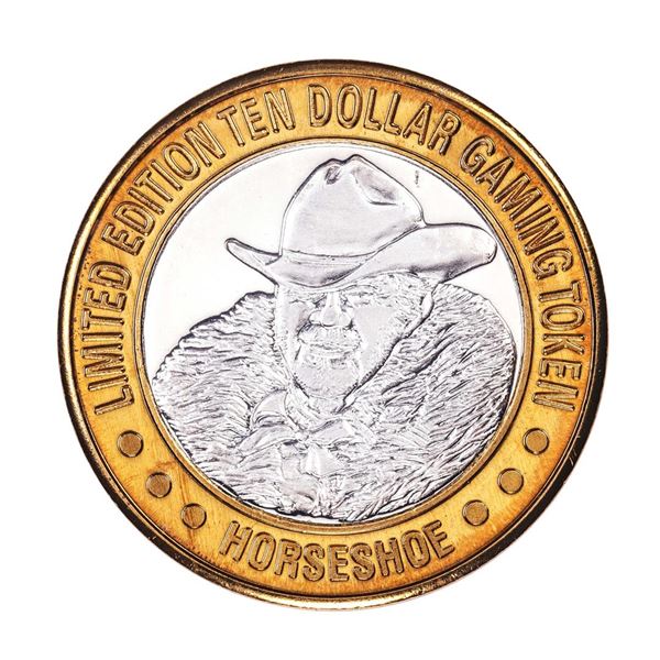 .999 Silver Horseshoe Las Vegas $10 Casino Limited Edition Gaming Token