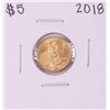 Image 1 : 2018 $5 American Gold Eagle Coin