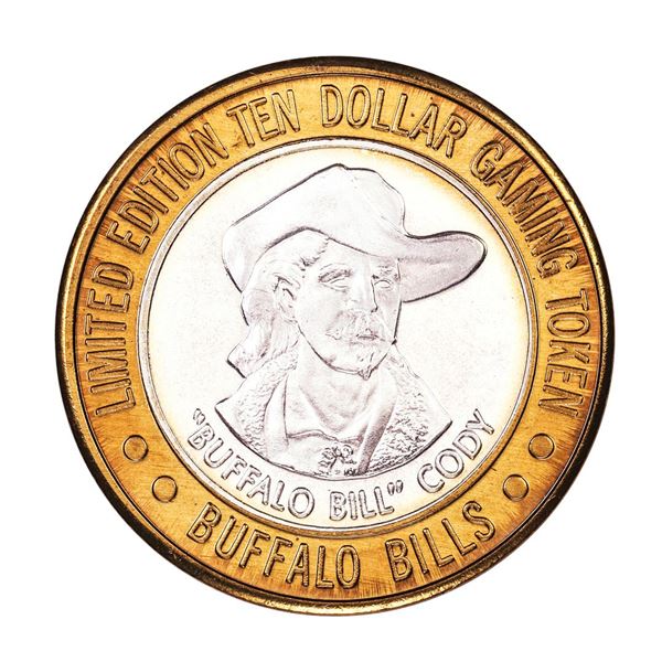 .999 Silver Buffalo Bills Resort & Casino $10 Limited Edition Gaming Token