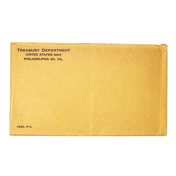 Unopened 1963 (5) Coin Proof Set in Envelope