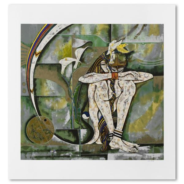 Lu Hong "Dreaming" Limited Edition Serigraph On Paper