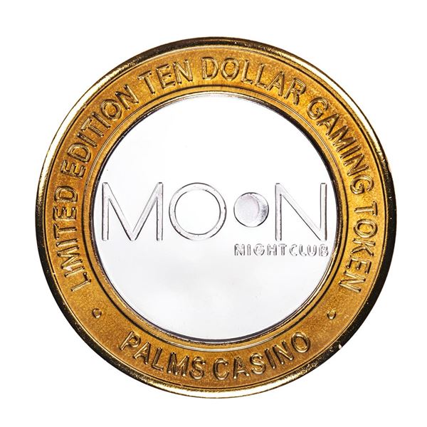 .999 Silver Palms Casino Las Vegas, NV $10 Casino Limited Edition Gaming Token