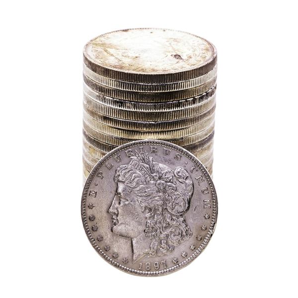 Lot of (20) Pre-1921 $1 Morgan Silver Dollar Coins