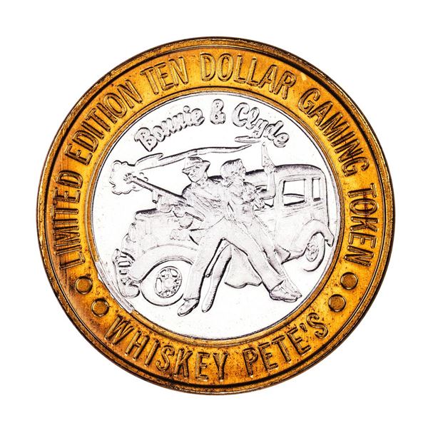 .999 Silver Whiskey Pete's Casino Primm, Nevada $10 Casino Limited Edition Gaming Token