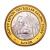 Image 1 : .999 Fine Silver Luxor Las Vegas, Nevada $10 Limited Edition Gaming Token