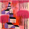 Image 3 : Eyvind Earle (1916-2000) "Autumn Sunset" Limited Edition Serigraph On Paper