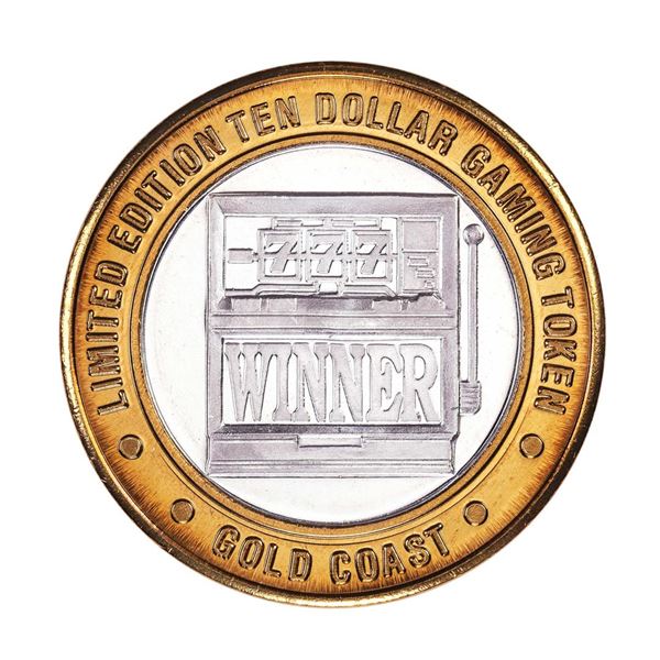 .999 Fine Silver Gold Coast Las Vegas $10 Casino Limited Edition Gaming Token
