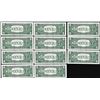 Image 2 : Lot of (11) Consecutive Uncirculated 1957B $1 Silver Certificate Star Notes