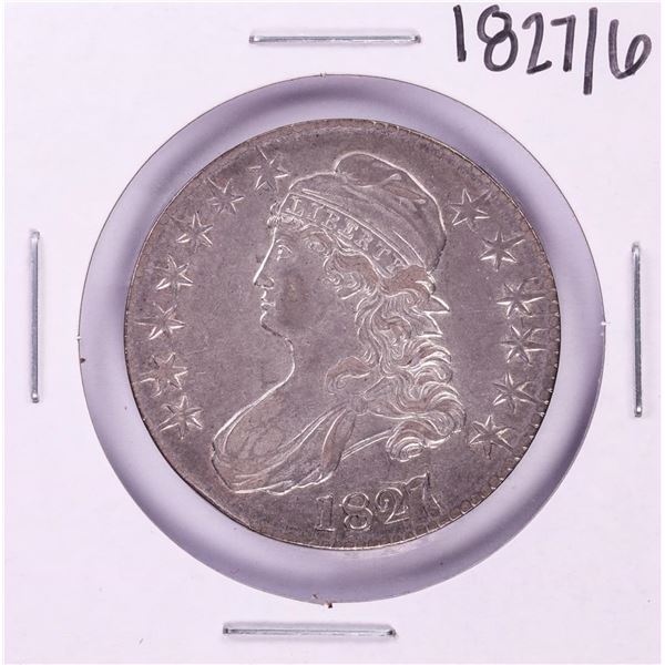 1827/6 Capped Bust Half Dollar Coin