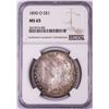 Image 1 : 1890-O $1 Morgan Silver Dollar Coin NGC MS65