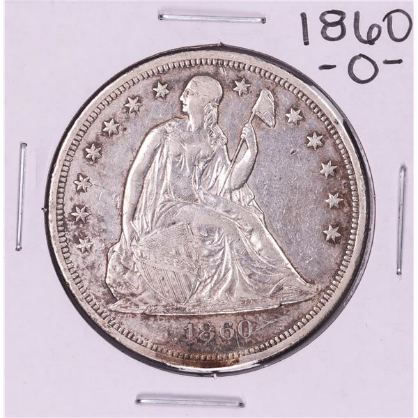 1860-O $1 Seated Liberty Silver Dollar Coin