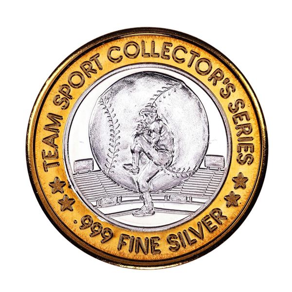 .999 Fine Silver Station Casino St Charles Missouri $10 Limited Edition Gaming Token