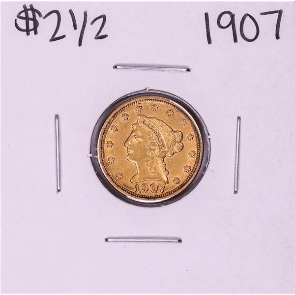 1907 $2 1/2 Liberty Head Quarter Eagle Gold Coin