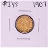 Image 1 : 1907 $2 1/2 Liberty Head Quarter Eagle Gold Coin