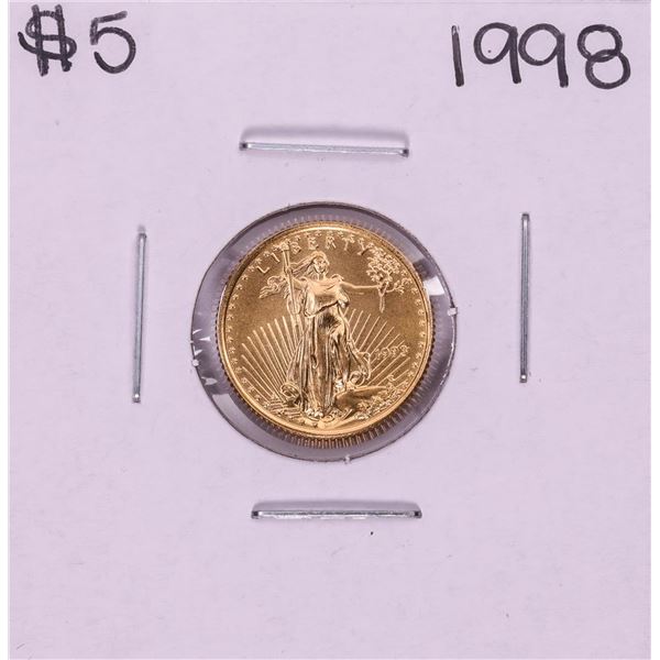 1998 $5 American Gold Eagle Coin