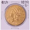 Image 1 : 1879-S $20 Liberty Head Double Eagle Gold Coin