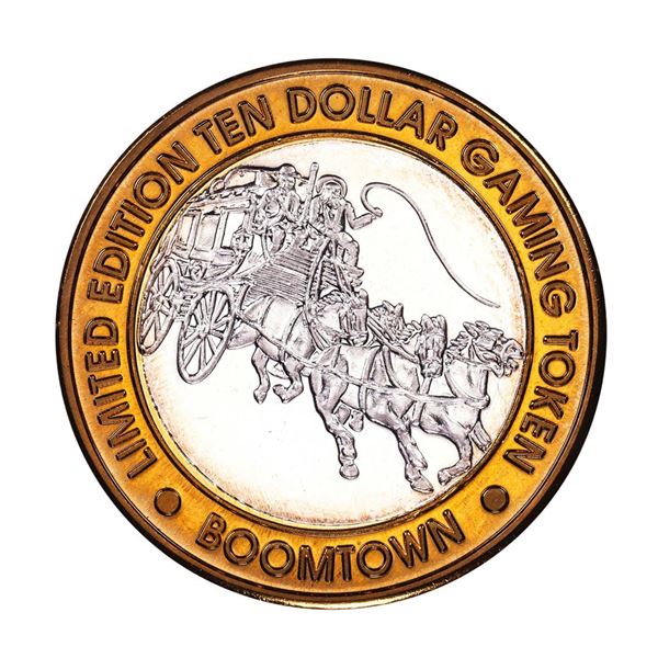 .999 Silver Boomtown Hotel & Casino Verdi, NV $10 Limited Edition Gaming Token