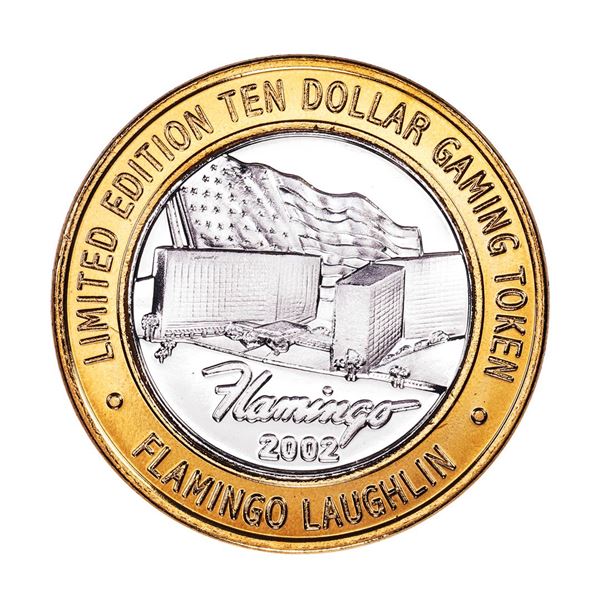 .999 Silver Flamingo Laughlin, NV $10 Casino Limited Edition Gaming Token