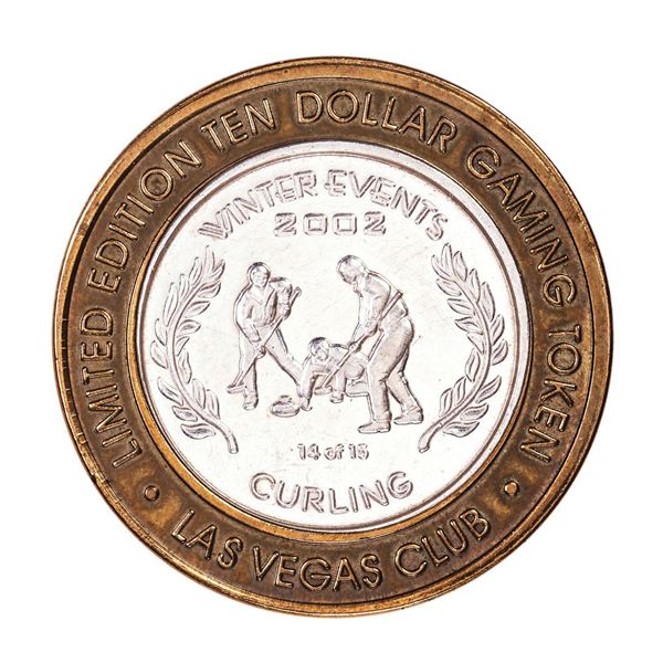 .999 Silver Las Vegas Club Nevada $10 Casino Limited Edition Gaming Token