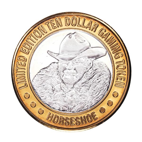.999 Silver Horseshoe Las Vegas $10 Casino Limited Edition Gaming Token