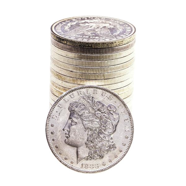 Roll of (20) Brilliant Uncirculated 1883-O $1 Morgan Silver Dollar Coins