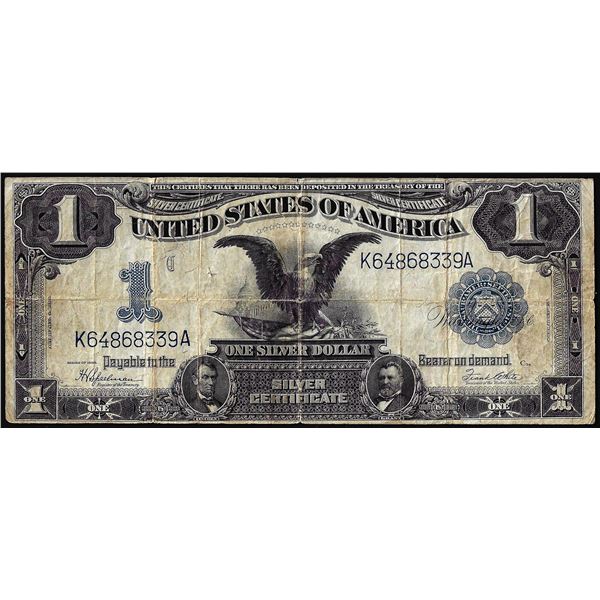 1899 $1 Black Eagle Silver Certificate Note