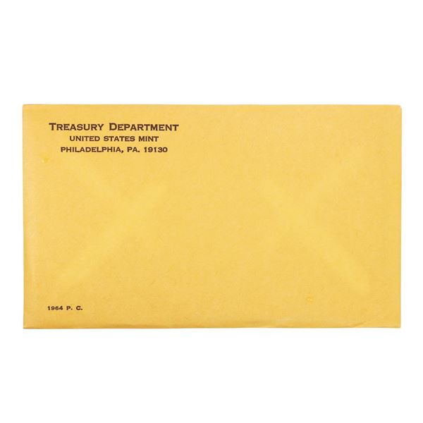 Unopened 1964 (5) Coin Proof Set in Envelope