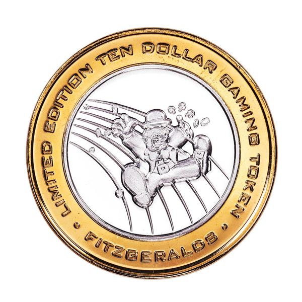 .999 Silver Fitzgerald's Casino & Hotel Reno, NV $10 Limited Edition Gaming Token