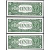 Image 2 : Lot of (3) Consecutive Uncirculated 1957 $1 Silver Certificate Star Notes