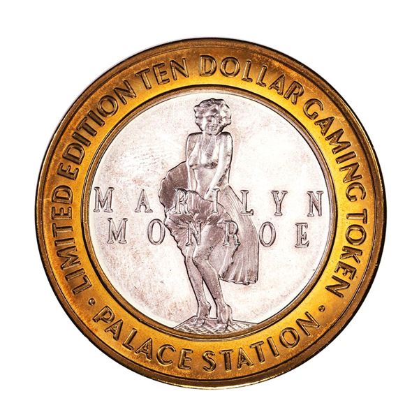 .999 Silver Palace Station Hotel and Casino $10 Casino Limited Edition Gaming Token